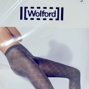 Wolford Anthracite Gray Tights Size S NWT